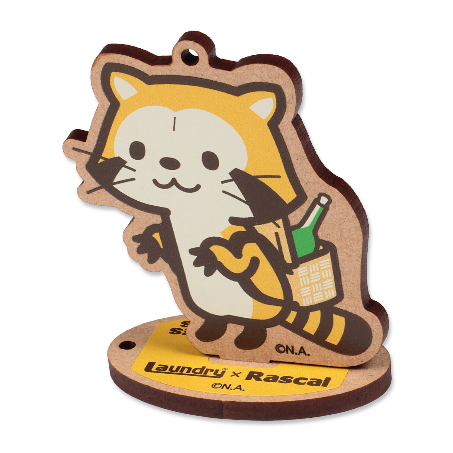 Laundry×RASCAL WHAT RASCAL LOVES木製スタンドキーホルダー 商品画像