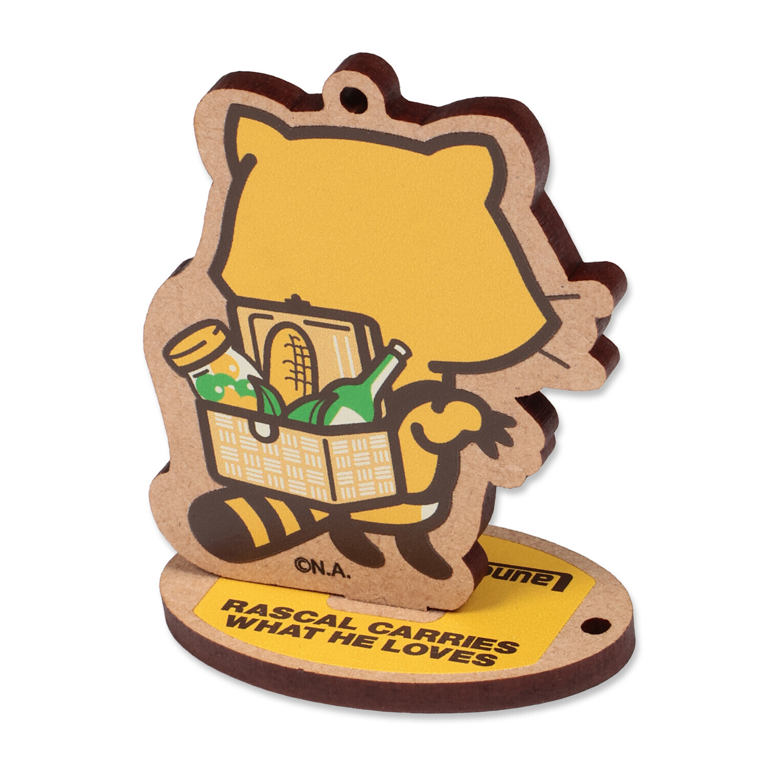 Laundry×RASCAL WHAT RASCAL LOVES木製スタンドキーホルダー 商品画像