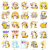 画像 LINEスタンプ「ラスカルと世界名作劇場」が登場！