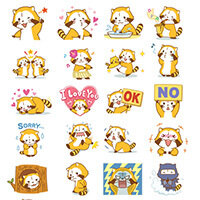 画像 LINEアニメスタンプ・HAPPY☆ラスカル配信開始！