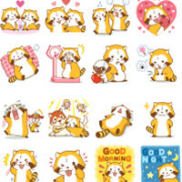 画像 LINEスタンプ第３弾「LOVE★ラスカルと世界名作劇場」