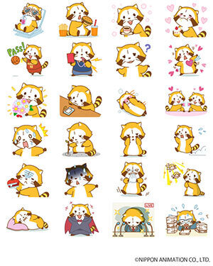 画像 LINEアニメスタンプ・第2弾　「GOGO！ラスカル」配信開始！