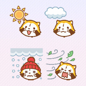 画像 ジョルテに『お天気アニメアイコン』が登場！