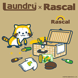 画像 LAUNDRY×あらいぐまラスカルから新アイテムが登場！