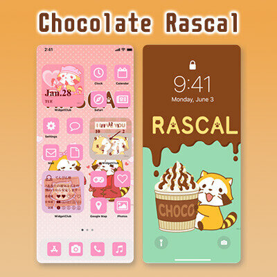画像 WidgetClubに『Chocolate Rascal』デザインが登場！