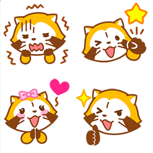 画像 『リアクション！ラスカル絵文字』好評配信中！