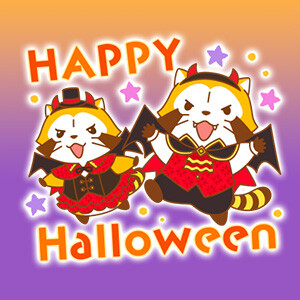 画像 新作LINEスタンプ『ラスカルハロウィンスタンプ』を配信開始！