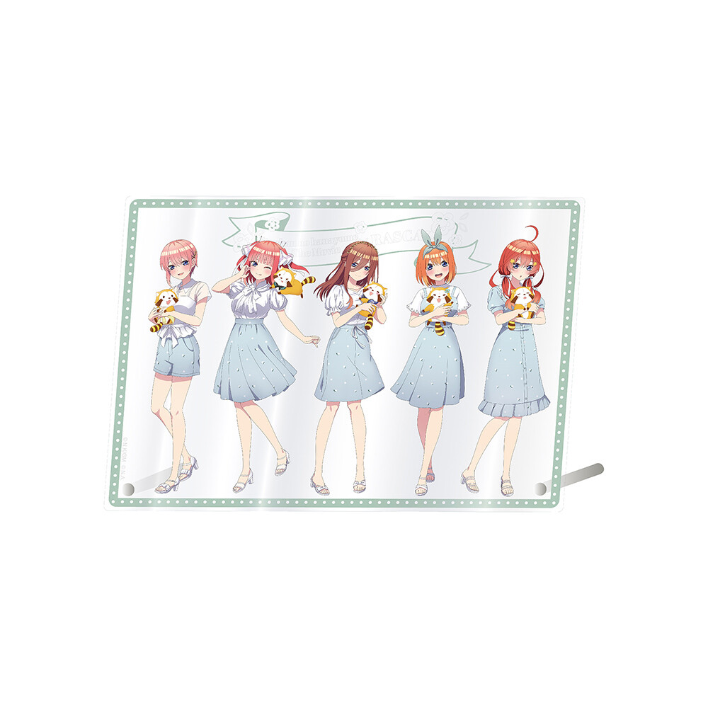 「五等分の花嫁×ラスカル」アクリルプレート 商品画像